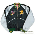 1950s JAPAN SOUVENIR JACKET (Sukajan) - Hawk & Tiger SPEED Zipper...