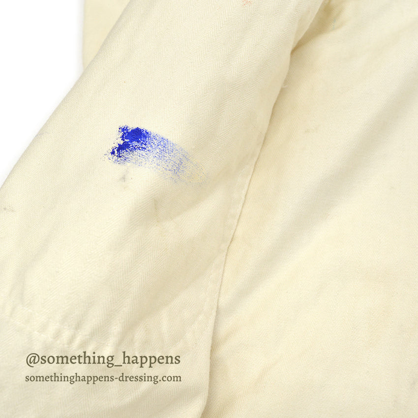 1960's MOUNT SINAI 1963 HAND PAINT ARMY MD DR. COAT ... 44R