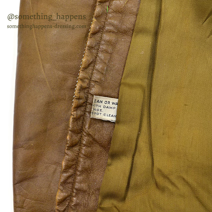 1960's HARLEY DAVIDSON CAFE RACER LEATHER JACKET BROWN...