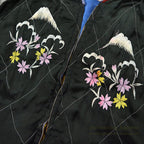 1950's JAPAN SOUVENIR JACKET Sukajan (Japanese souvenir jacket) with tiger face and red dragon design / AS IS...