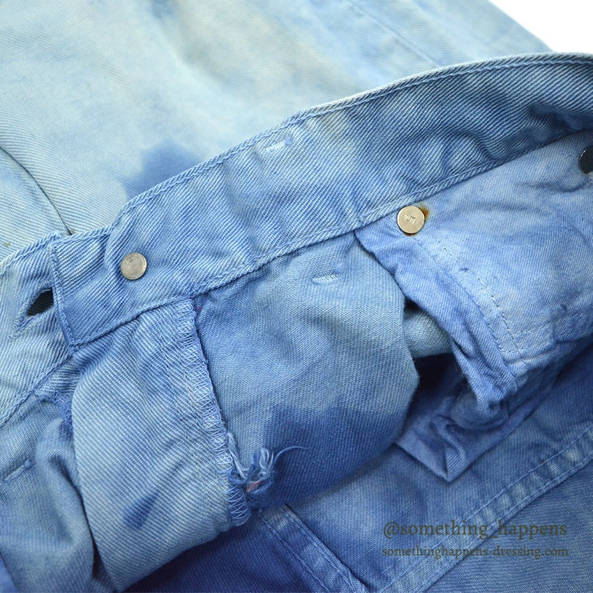 1960's JCPCO FOREMOST CLOUDY DYED COTTON TWILL PANTS... W33/L28