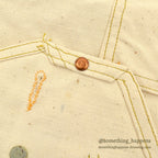 1940's~ DEADSTOCK CAN'T BUST'EM DOUBLE KNEE OVERALL ... W42/L30