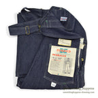 1970's DEADSTOCK RUGGED DENIM OVERALL... W36/L34