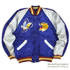 1950s JAPAN SOUVENIR JACKET (Sukajan) - Eagle, Tiger, Dragon design, Cherry zipper...