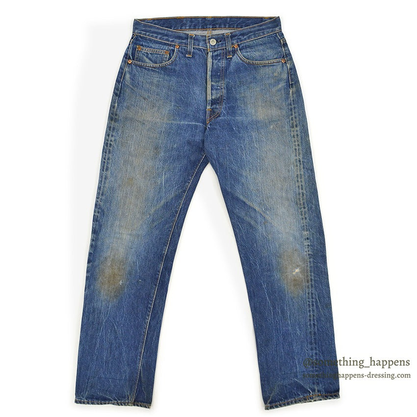 1960's SEARS INDIGO DENIM PANTS...W31/L30