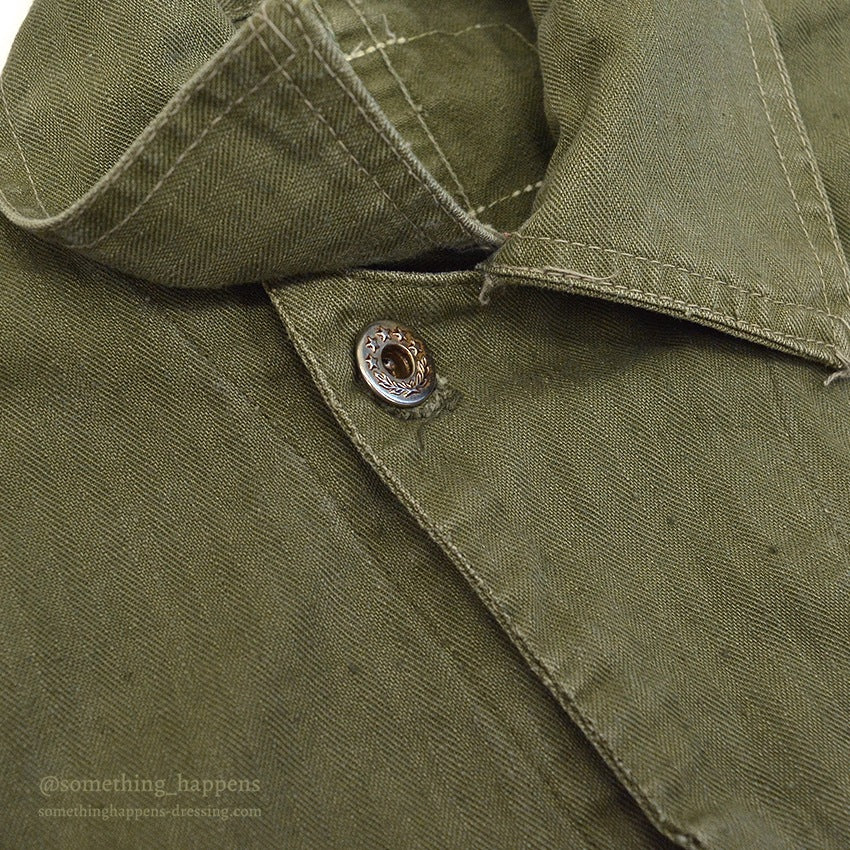 1940s WW2 HBT COVERALL...