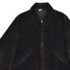 1930's UNKNOWN BLACK CORDUROY SPORT JACKET RARE...