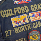1950's LOTS OF PATCHES DENIM COVERALL...