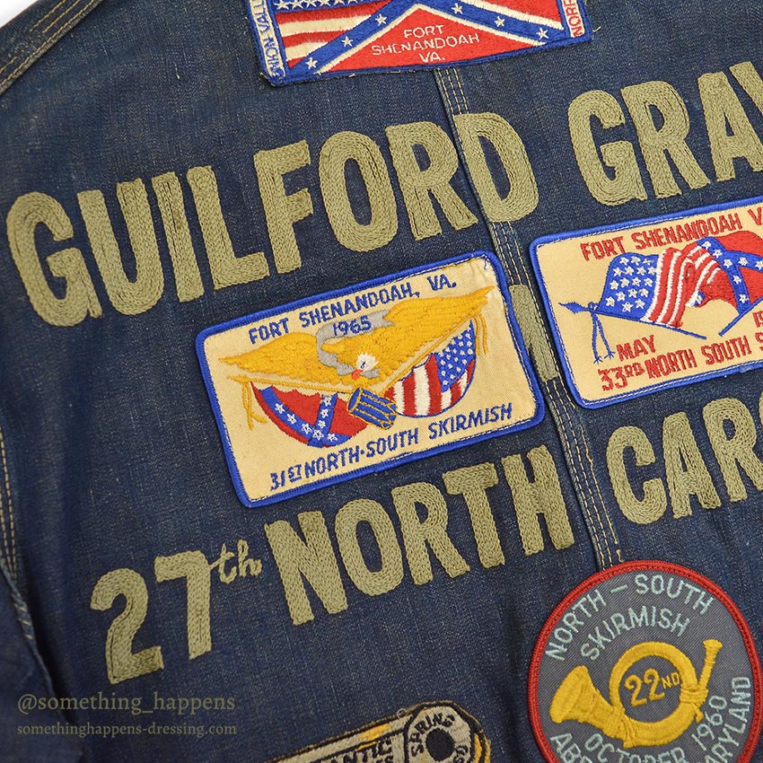 1950's LOTS OF PATCHES DENIM COVERALL...