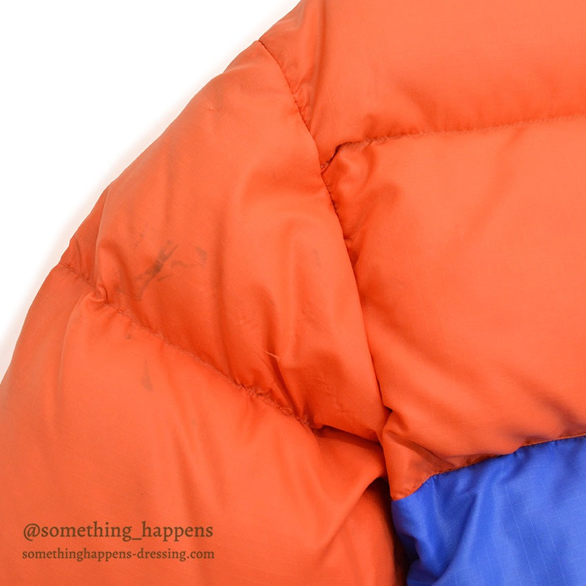 1970's MARMOT MOUNTAIN WORKS DOWN JACKET / TWO-TONE... M