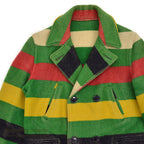 1930's ZERO KING STRIPED WOOL BLANKET JACKET / SHORT STYLE ...