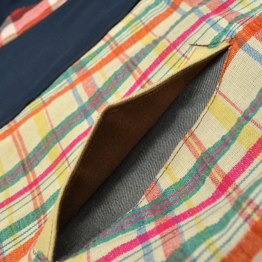 60's~ Crazy Pattern Zip up Jacket...