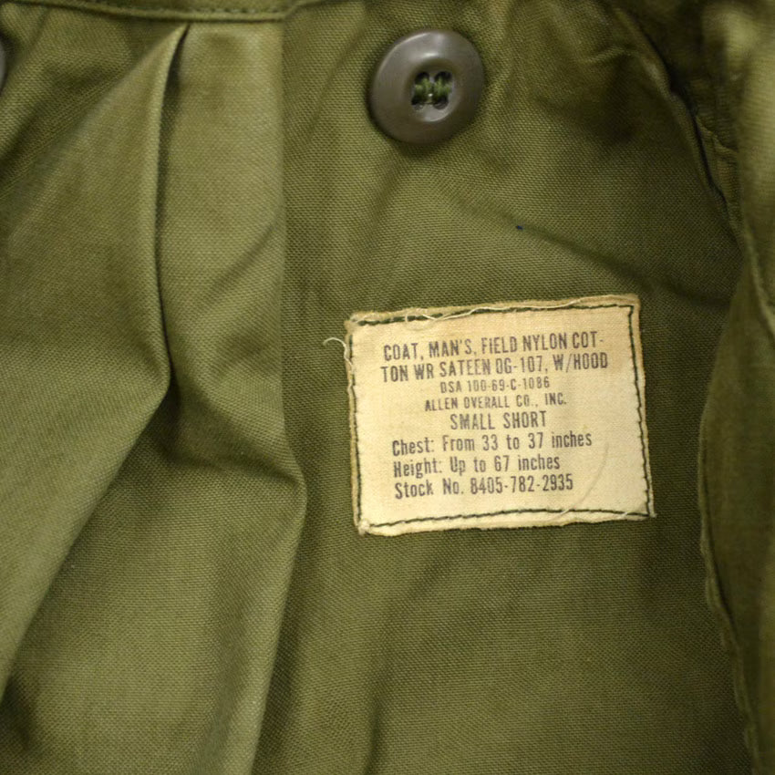 60's US ARMY M-65 2nd Aluminum Zip Small-Short!! 1