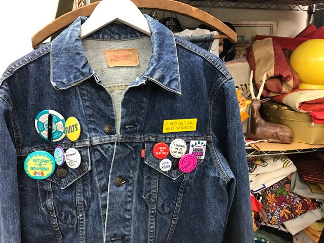 70's Levi's 70505 Small-e Denim Jacket .. Road trip 2017