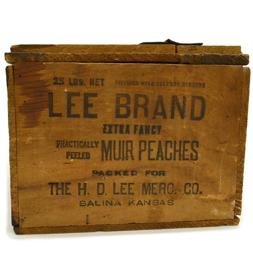 〜30's H.D.Lee Mercantile Co. Advertising ' LEE BRAND ' Wood Box ...