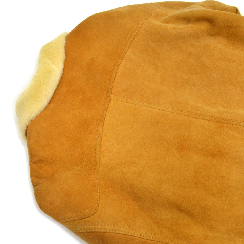 70's Mouton Jacket Wood Toggle Button...