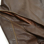60's BROOKS 'Cafe Racer' SINGLE RIDERS BROWN... 38