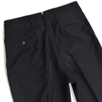 40's~ Black wool work trousers...W32×L32
