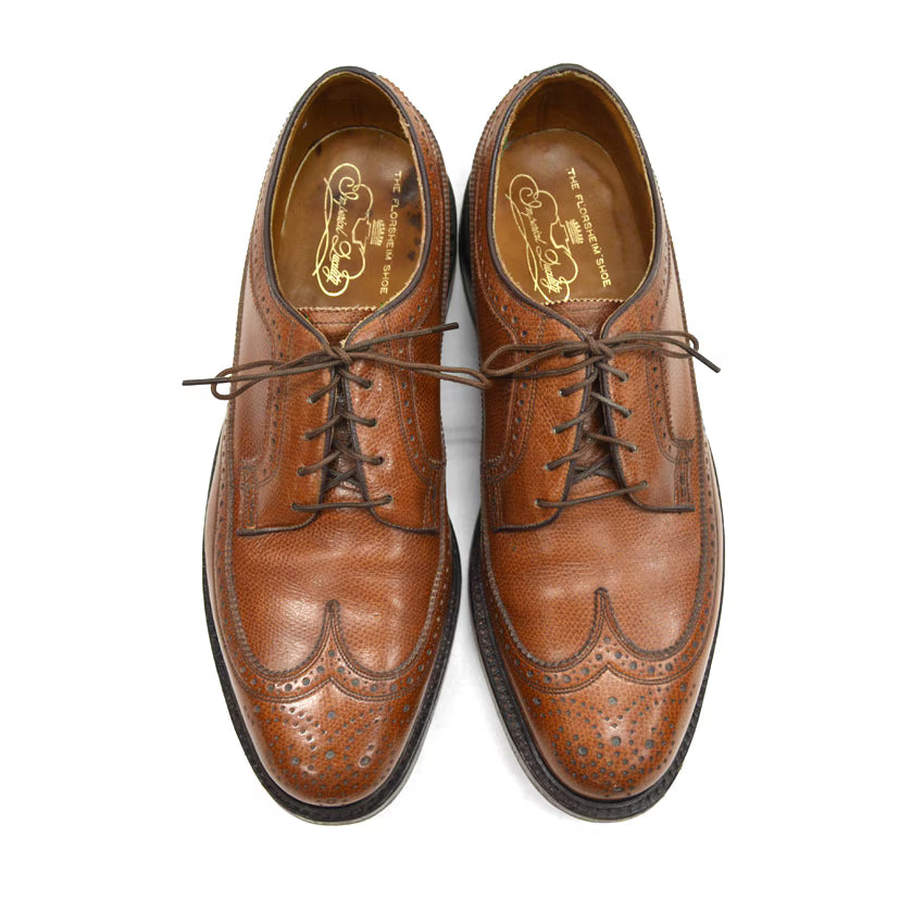 70's FLORSHEIM IMPERIAL Kenmoor Wingtip Oxford Shoes ... 91/2E