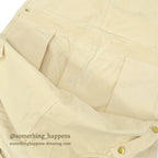 1970s Lee Off-White Overalls, No Wash, Mint... W39/L33