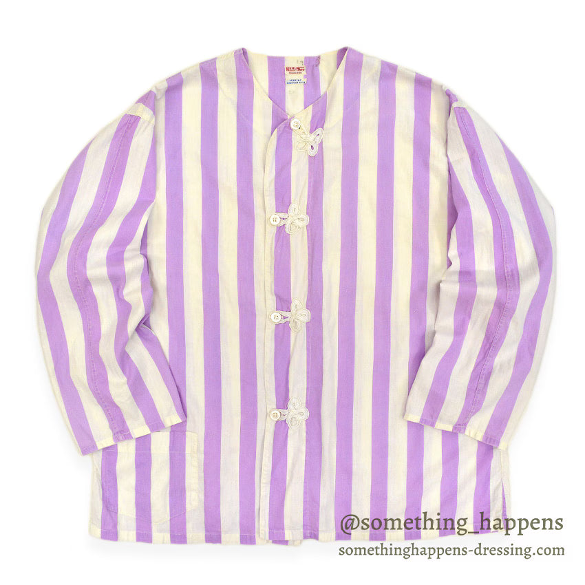 1930's〜 REID AND FORT PURPLE / WHITE PAJAMA SHIRT & PANTS ...