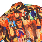 1970's MOJORCA Amedeo Modigliani ART PRINT S/S SHIRT ... L