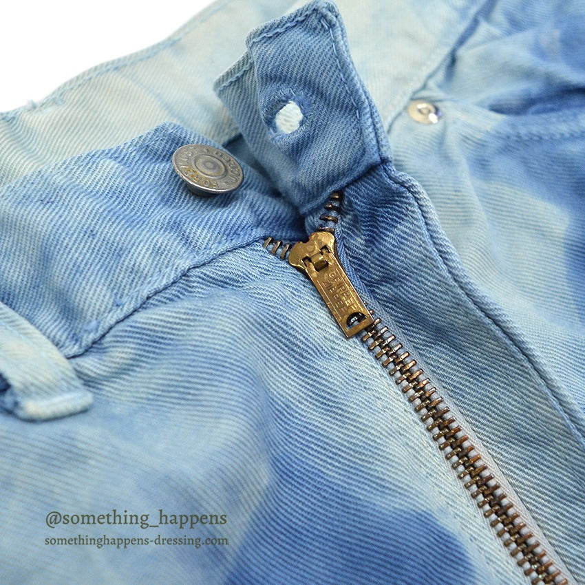 1960's JCPCO FOREMOST CLOUDY DYED COTTON TWILL PANTS... W33/L28