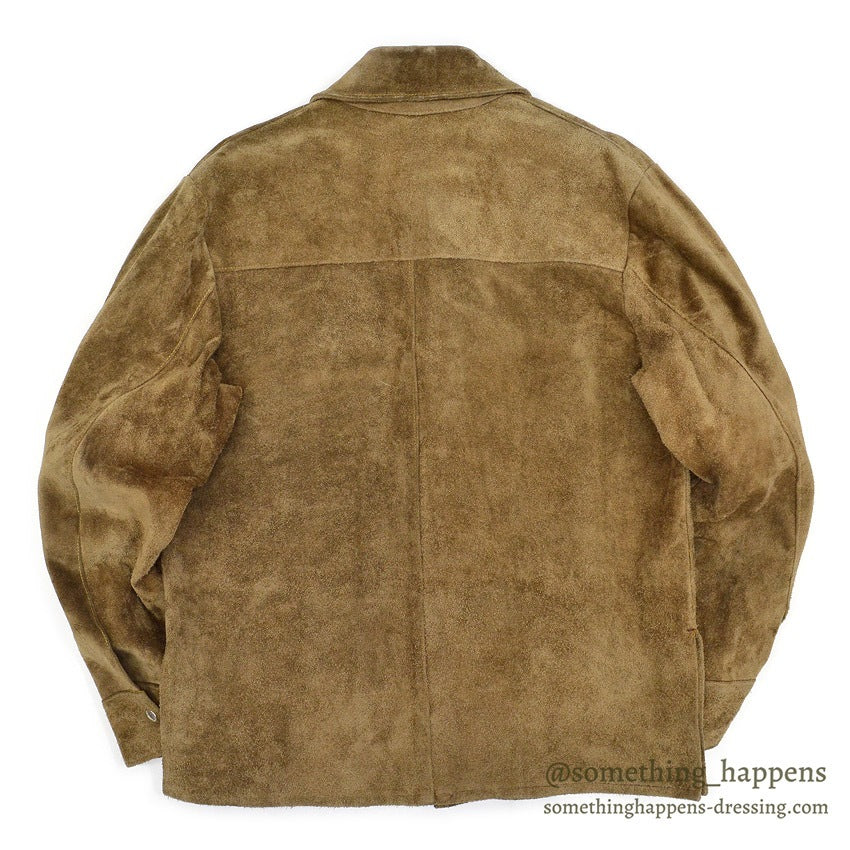 1960's~ SUPERIOR SUEDE LEATHER JACKET BROWN...