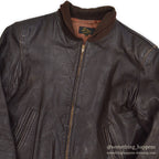 1950's~ LLBEAN GOAT SKIN LEATHER JACKET ... 44