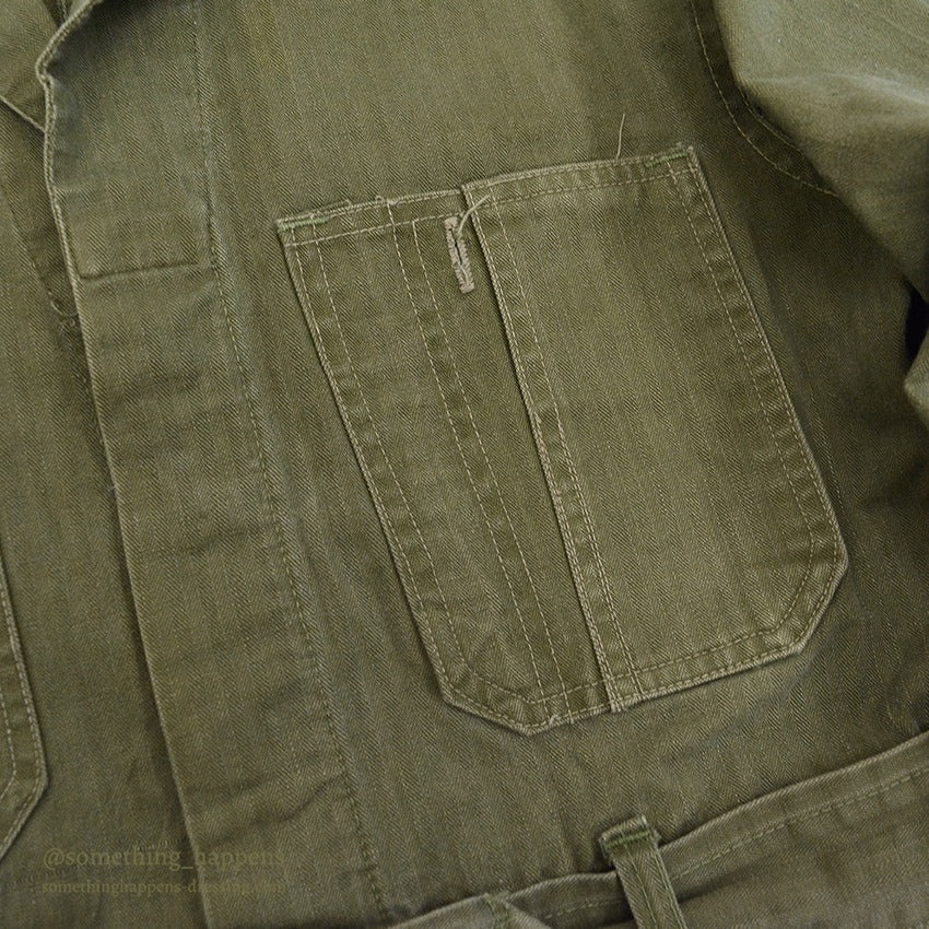1940s WW2 HBT COVERALL...