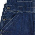 1930's~ WARDS PIONEER DENIM OVERALL / VERY DARK ... W37/L26