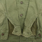 1940's BRITISH ARMY WW2 WAR AID HBT JACKET / US MADE...