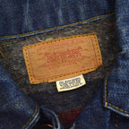 60s Levi's 70505-0317 BIG-E Dark Navy Blanket... Size 38