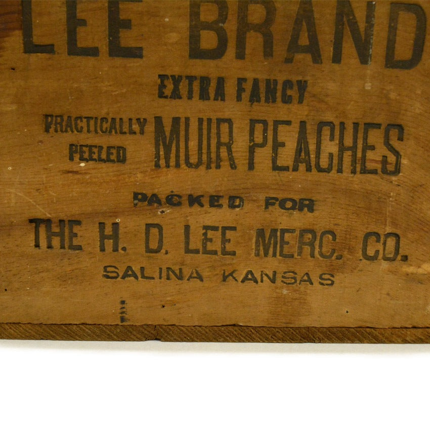〜30's H.D.Lee Mercantile Co. Advertising ' LEE BRAND ' Wood Box ...
