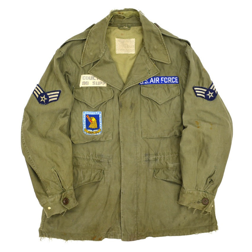 1940s USAF M-1943 WWII JACKET 'E SEMPRE L'ORA' Squadron AS IS ... 36R