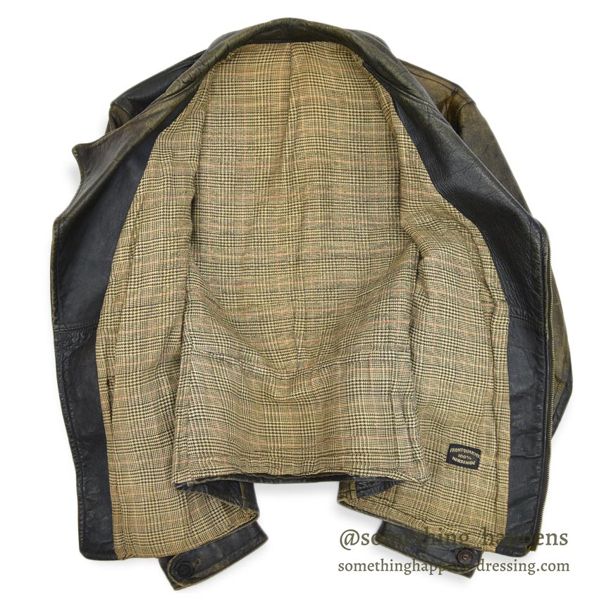 1930's TWO TONE HORSEHIDE LEATHER SPORTS JACKET ...