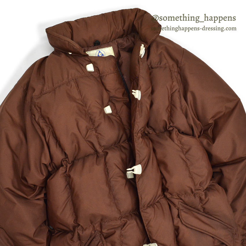 1970's GERRY DOWN SLOPE COAT BROWN... L