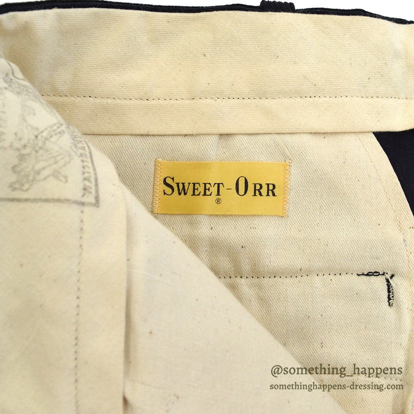 1960's DEADSTOCK SWEET-ORR CORDUROY WORK PANTS... W36/L32