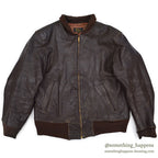 1950's~ LLBEAN GOAT SKIN LEATHER JACKET ... 44