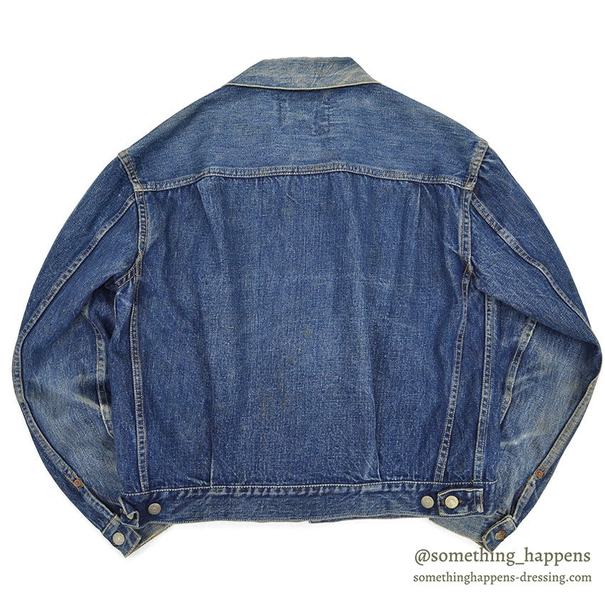 1950's LEVI'S 507XX TYPE2 DENIM JACKET ... Fits like 44