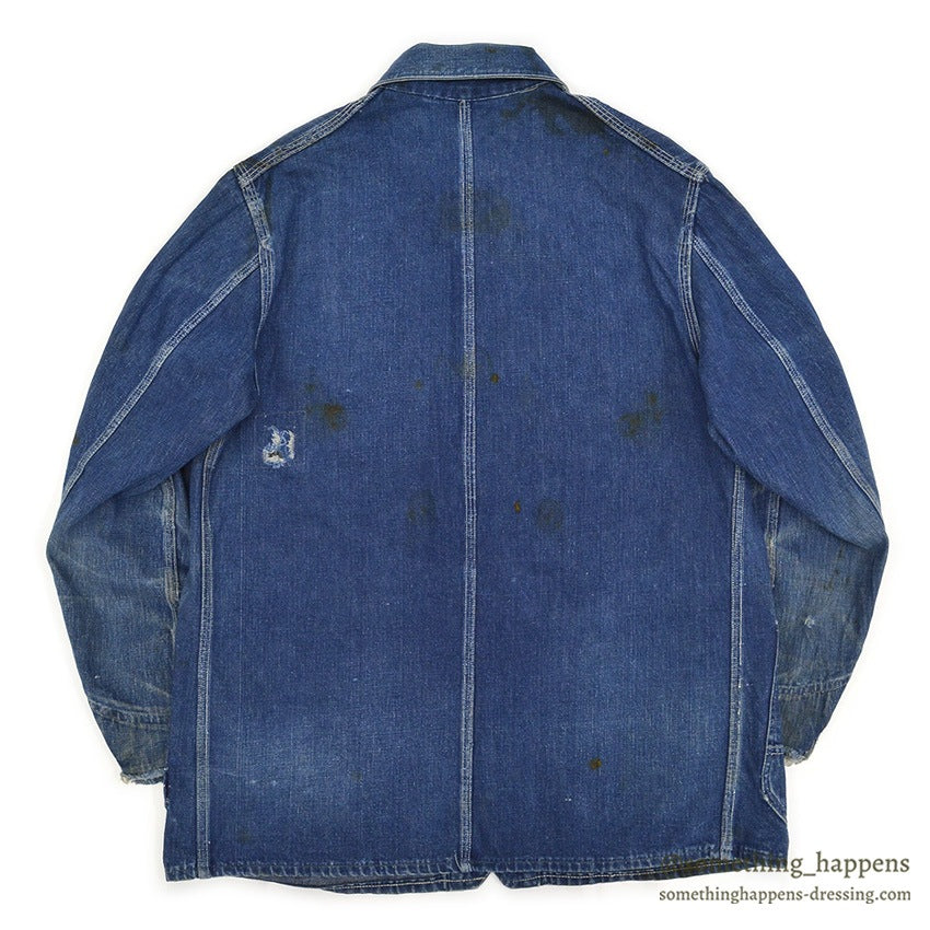 1950's HERCULES DENIM COVERALL GOOD FADED...