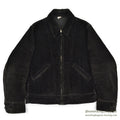 1930's UNKNOWN BLACK CORDUROY SPORT JACKET RARE...