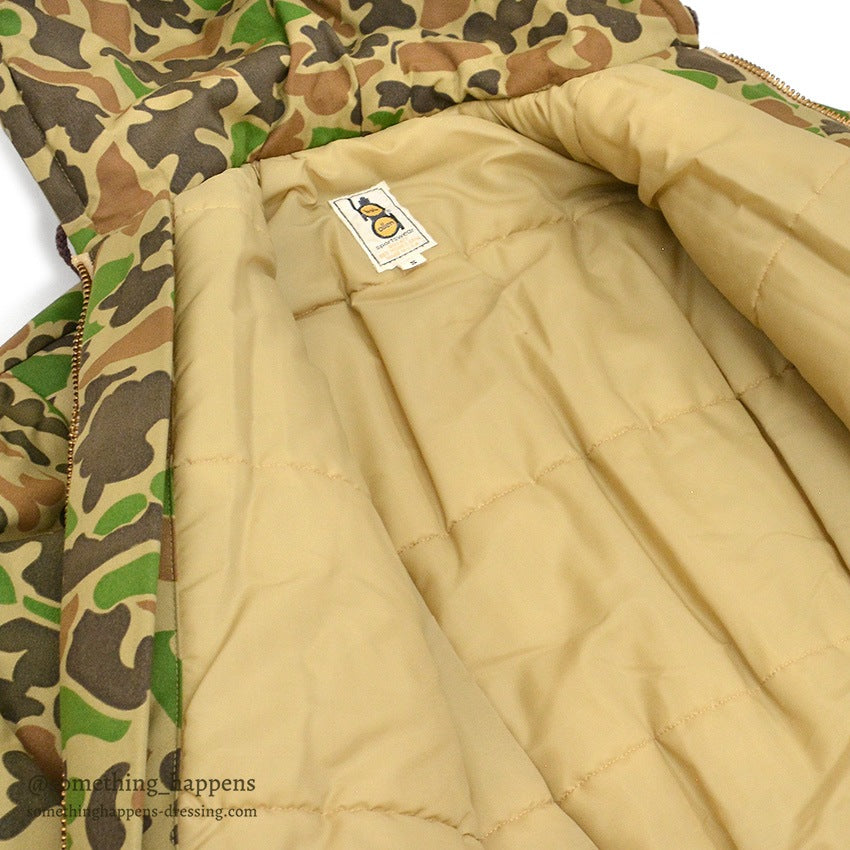 ~1970's DEADSTOCK BOB ALLEN DUCK HUNTER CAMO COAT ... S