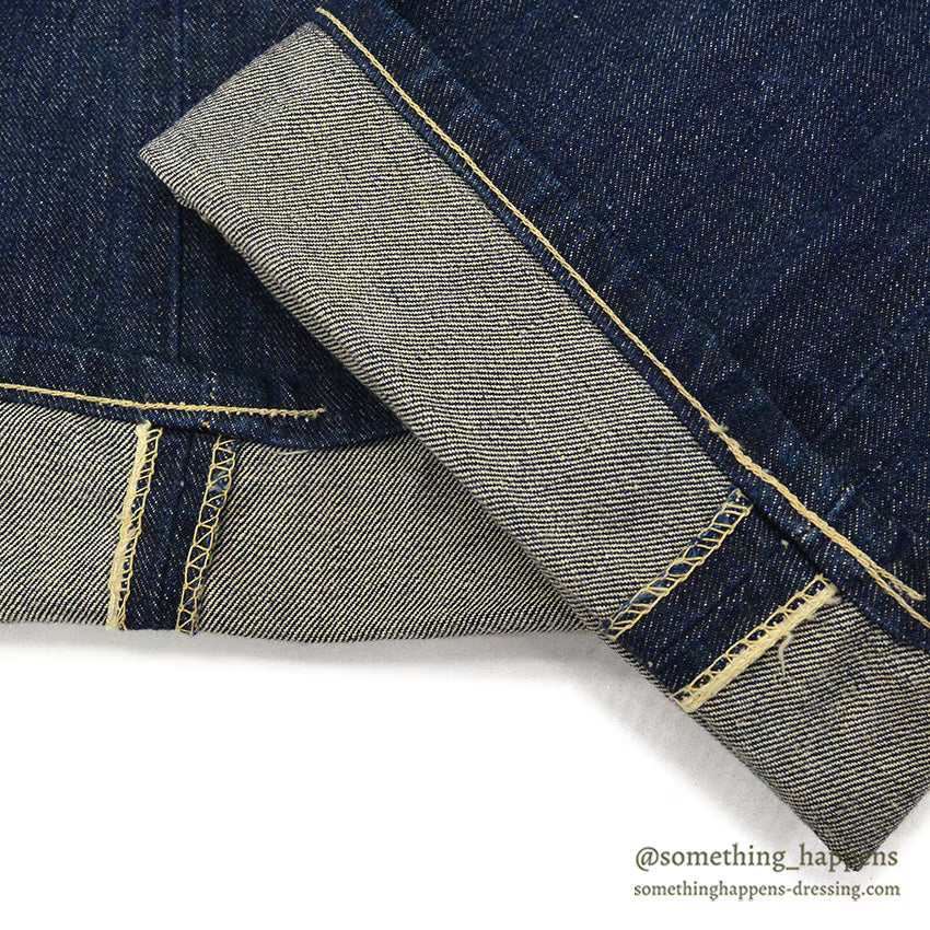 1960's Lee RIDERS 101Z DENIM PANTS DARK / CENTER BLACK TAG ... W36/L35