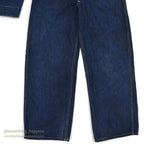 1940's UNKNOWN DENIM COVERALLS / DARK ...