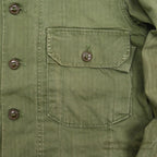 1940's BRITISH ARMY WW2 WAR AID HBT JACKET / US MADE...