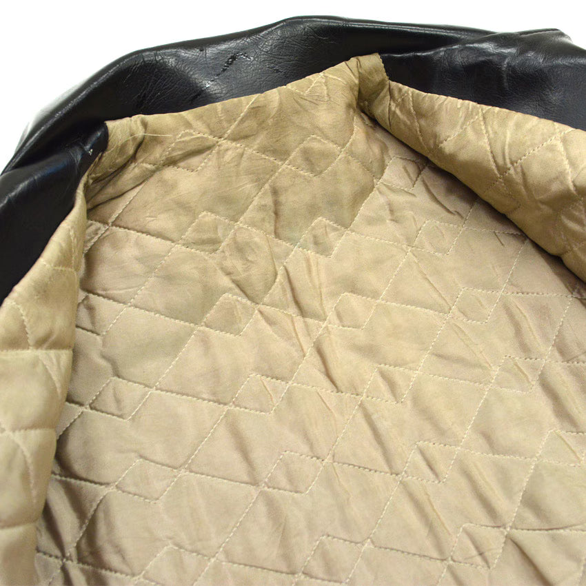 50's Vinyl Leather Two Star Double riders Jacket... 40