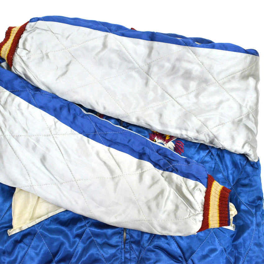 1950s Japan Souvenir Jacket (Sukajan) - Tiger & Dragon design, NBK zipper...
