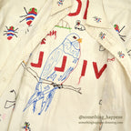 1940's~ THE COLONEL BY MACK MILITARY COOTIE EMBROIDERY SHIRT ... 15