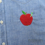 1950's SUPER PIONEER EMBROIDERY ALL COTTON CHAMBRAY SHIRT ... 16